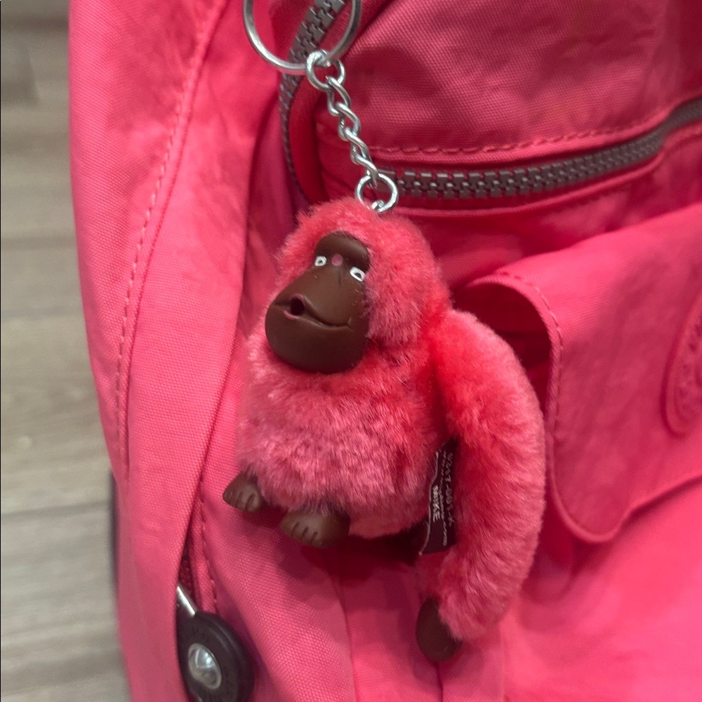 Kipling Pink Rollinv Backpack - image 3